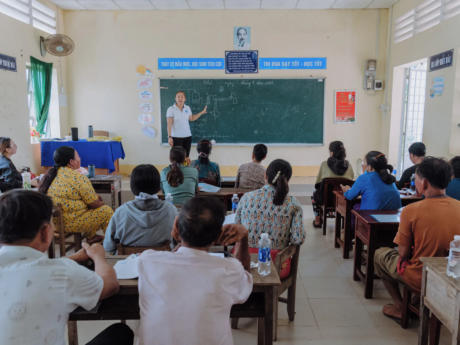 Image of a workshop and technical work with partners